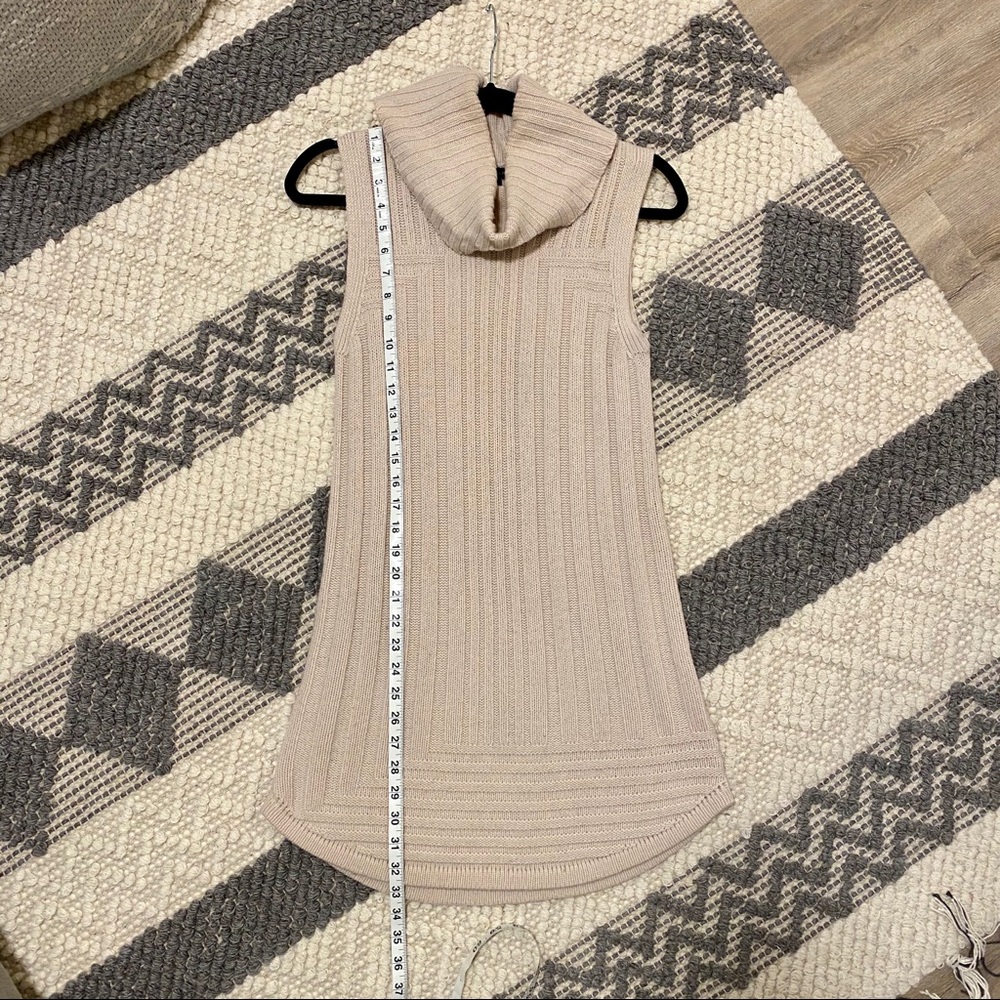 Tahari Sleeveless Cream Cowl Neck Sweater - Picture 6 of 6